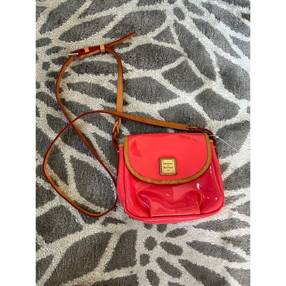 Hot Pink Vintage Dooney and Bourke Crossbody Bag - Picture 1 of 8
